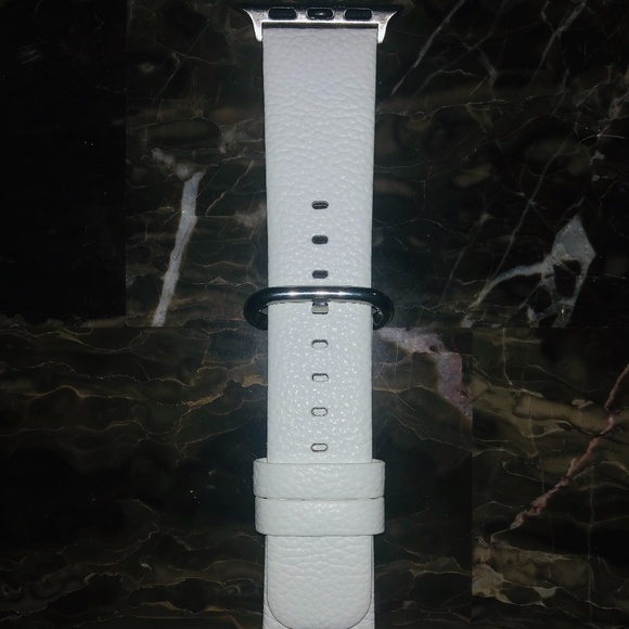 Apple Watch Band Modern White Leather 40mm - Picture 5 of 5